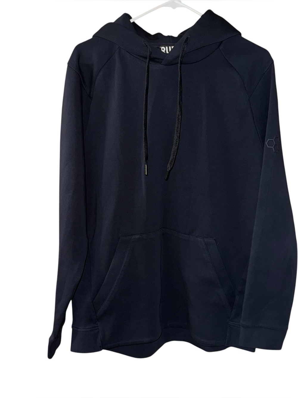 Rudis Men's Large Navy Blue Pullover Hoodie minimalist soft comfortable